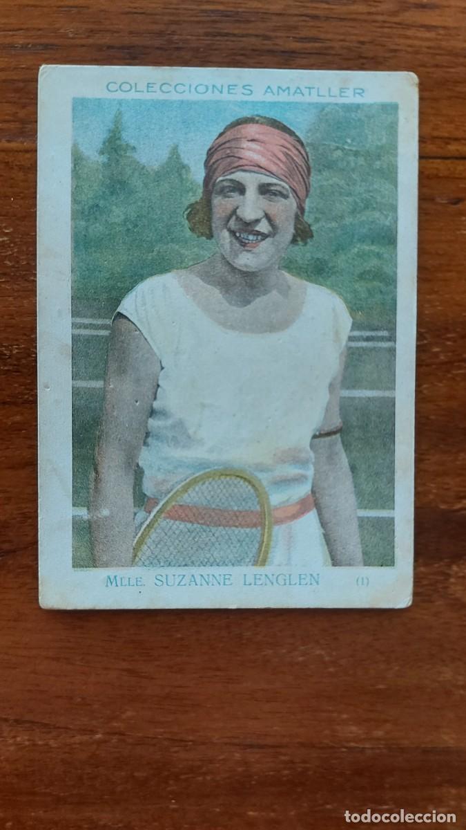 Collezionismo sportivo: MLLE. SUZANNE LENGLEN ( FRANCIA ) - COLECCIONES AMATLLER 1928 LAWN-TENNIS TENIS # 14 ROOKIE