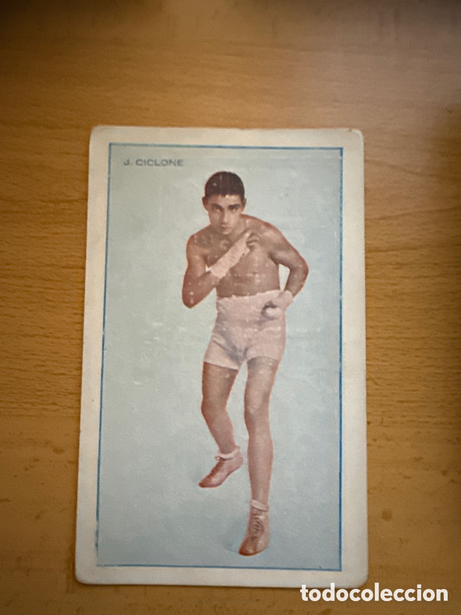 Coleccionismo deportivo: c1920 JOUNG CICLONE BOXEO MUEBLES 104 CROMO POSTAL