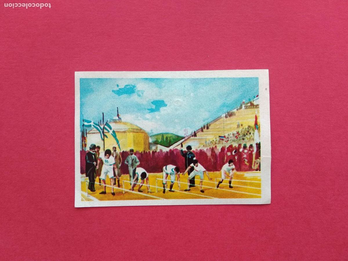 Sports collectibles: NESTLE LOS JUEGOS OLIMPICOS DE 1964 DESPEGADO ATENAS 1986 N&ordm; 6