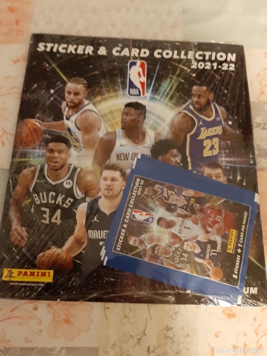 Sports collectibles: 1 &Aacute;LBUM STICKER CARD COLLECTION NBA 2021-22 - PRECINTADO CON SOBRES DE CROMOS)