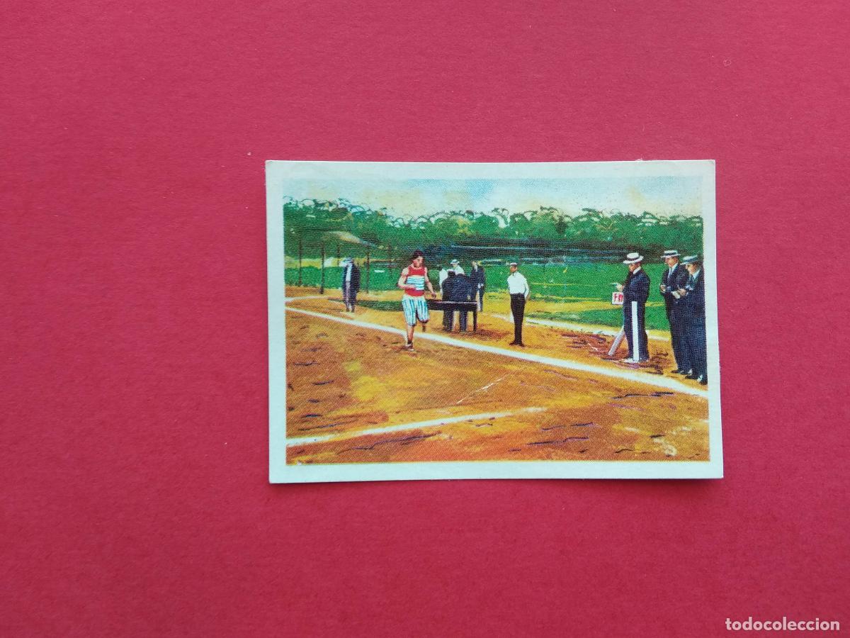 Collectionnisme sportif: NESTLE LOS JUEGOS OLIMPICOS DE 1964 CROMO DESPEGADO SAN LUIS 1904 N&ordm; 36 JOHN RUNGE