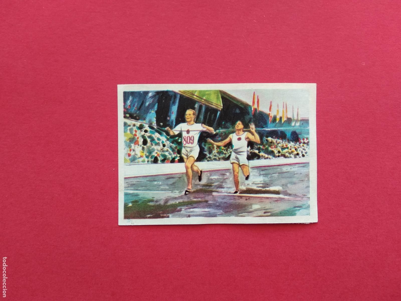 Sports collectibles: NESTLE LOS JUEGOS OLIMPICOS DE 1964 CROMO DESPEGADO ESTOCOLMO 1912 N&ordm; 60 KOLEHMEINEN JEAN BOUIN