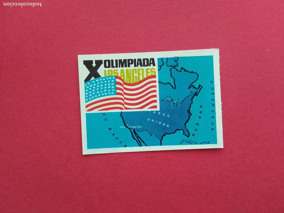 Sports collectibles: NESTLE LOS JUEGOS OLIMPICOS DE 1964 CROMO DESPEGADO LOS ANGELES 1932 N&ordm; 97