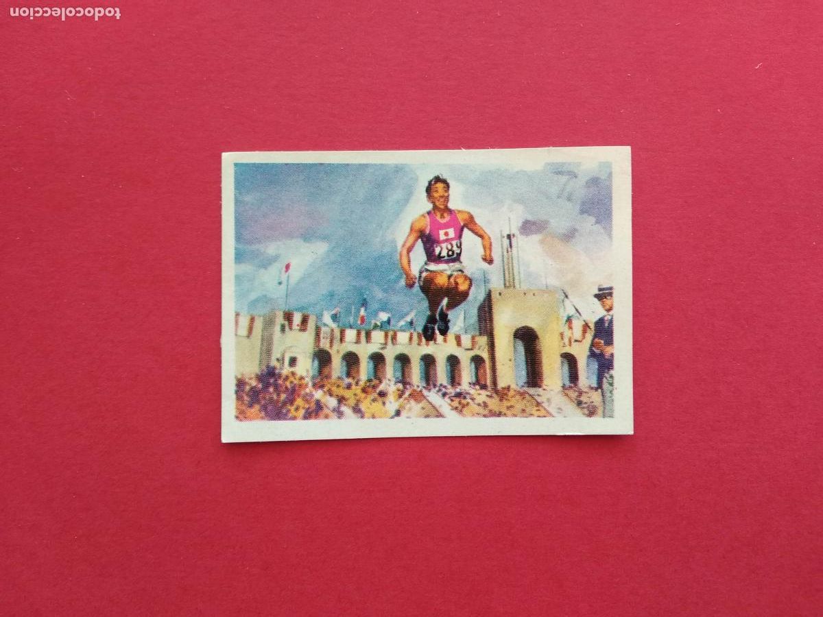 Sports collectibles: NESTLE LOS JUEGOS OLIMPICOS DE 1964 CROMO DESPEGADO LOS ANGELES 1932 N&ordm; 99 CHUHEI NAMBU