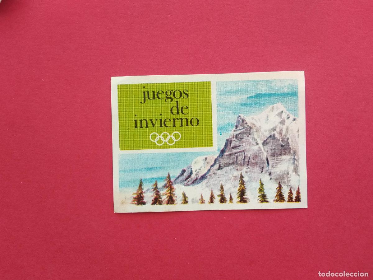 Sammelleidenschaft Sport: NESTLE LOS JUEGOS OLIMPICOS DE 1964 CROMO DESPEGADO JUEGOS INVIERNO N&ordm; 169