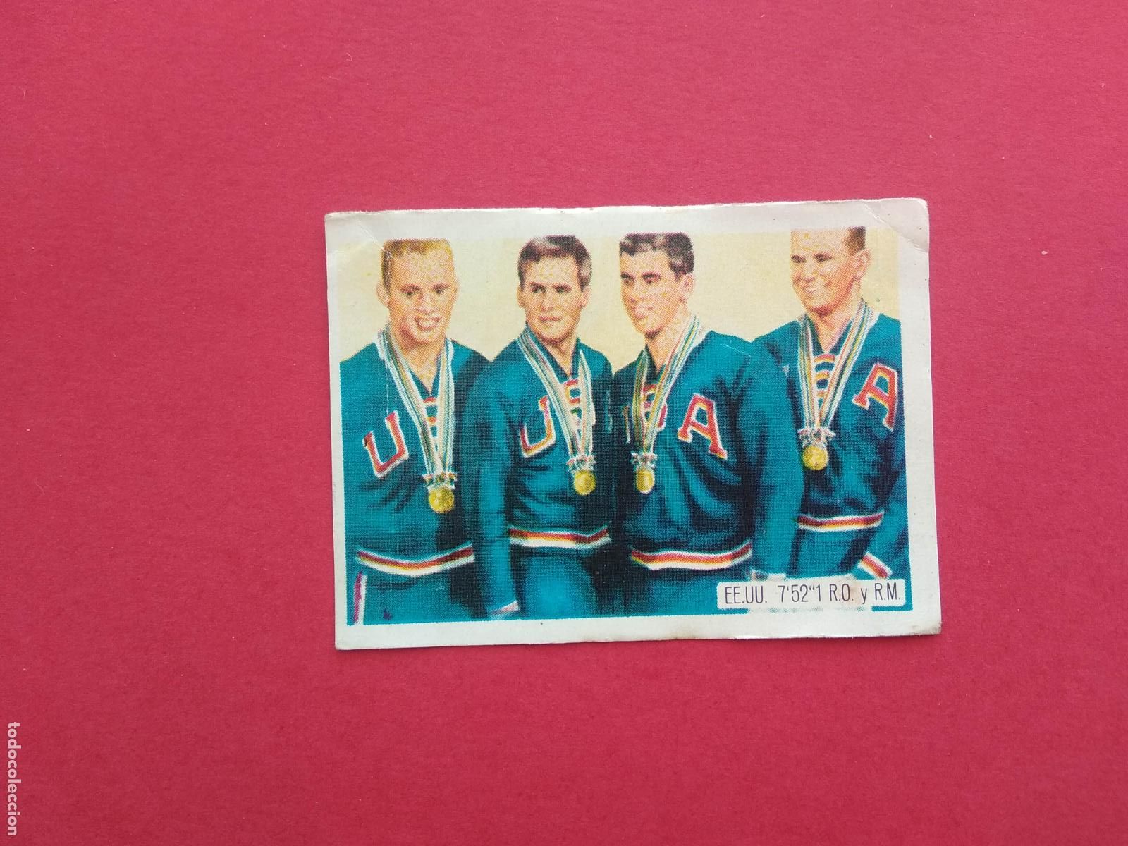 Colecionismo desportivo: NESTLE LOS JUEGOS OLIMPICOS DE TOKIO 1964 CROMO DESPEGADO N&ordm; 252