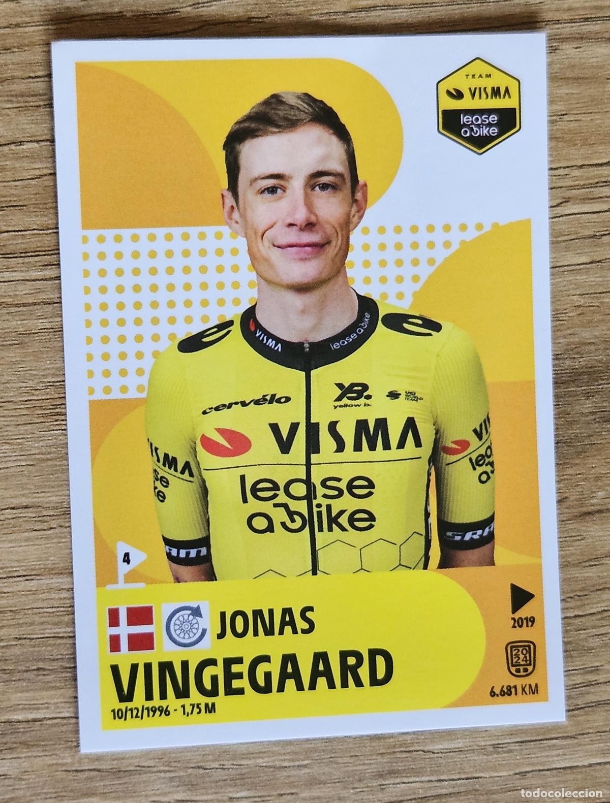Autocollant Panini Tour De France 2025 – Jonas Vingegaard (Team Visma) – N°268 – Neuf