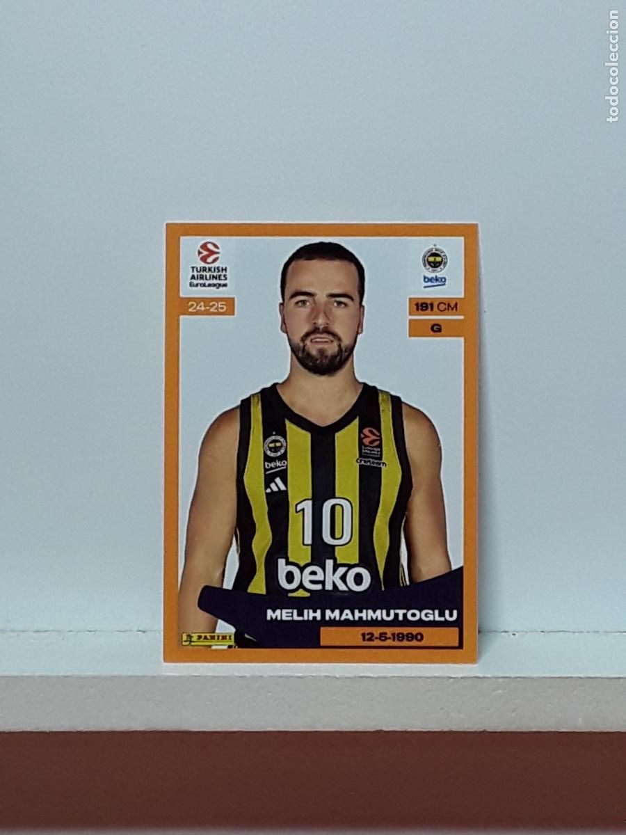 Colecionismo desportivo: EUROLIGA 2024 2025 TURKISH 24 25 PANINI BALONCESTO N 206 FENERBAHCE MELIH MAHMUTOGLU