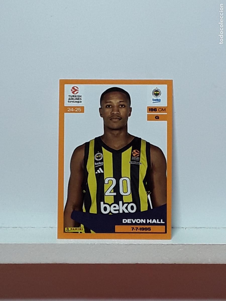 Colecionismo desportivo: EUROLIGA 2024 2025 TURKISH 24 25 PANINI BALONCESTO N 207 FENERBAHCE DEVON HALL