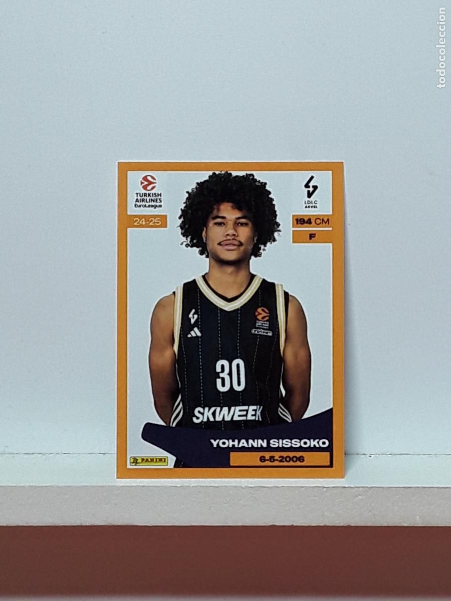 Colecionismo desportivo: EUROLIGA 2024 2025 TURKISH 24 25 PANINI BALONCESTO N 228 LDLC ASVEL YOHANN SISSOKO
