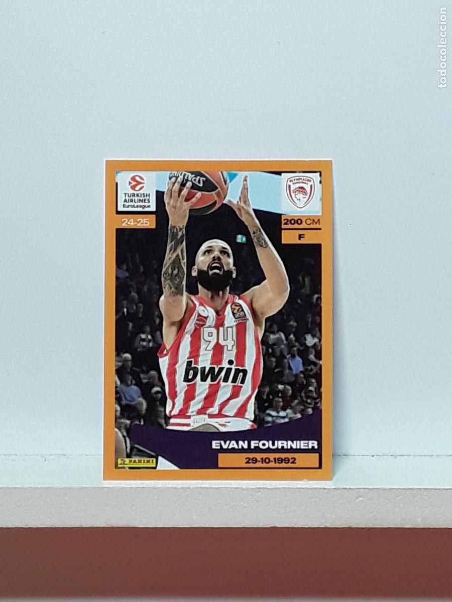 Collezionismo sportivo: EUROLIGA 2024 2025 TURKISH 24 25 PANINI BALONCESTO N 262 OLYMPIACOS EVAN FOURNIER