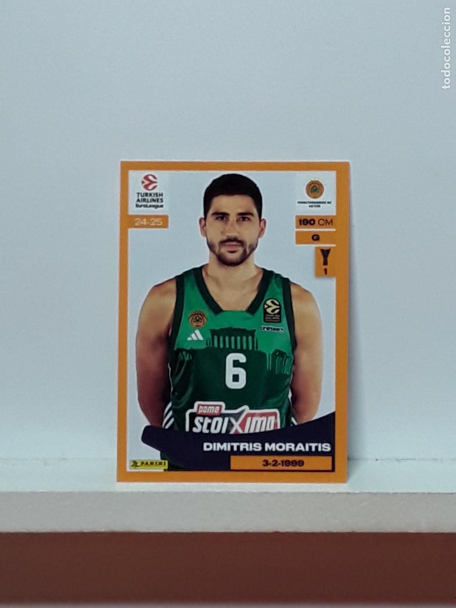 Collezionismo sportivo: EUROLIGA 2024 2025 TURKISH 24 25 PANINI BALONCESTO N 268 PANATHINAIKOS DIMITRIS MORAITIS