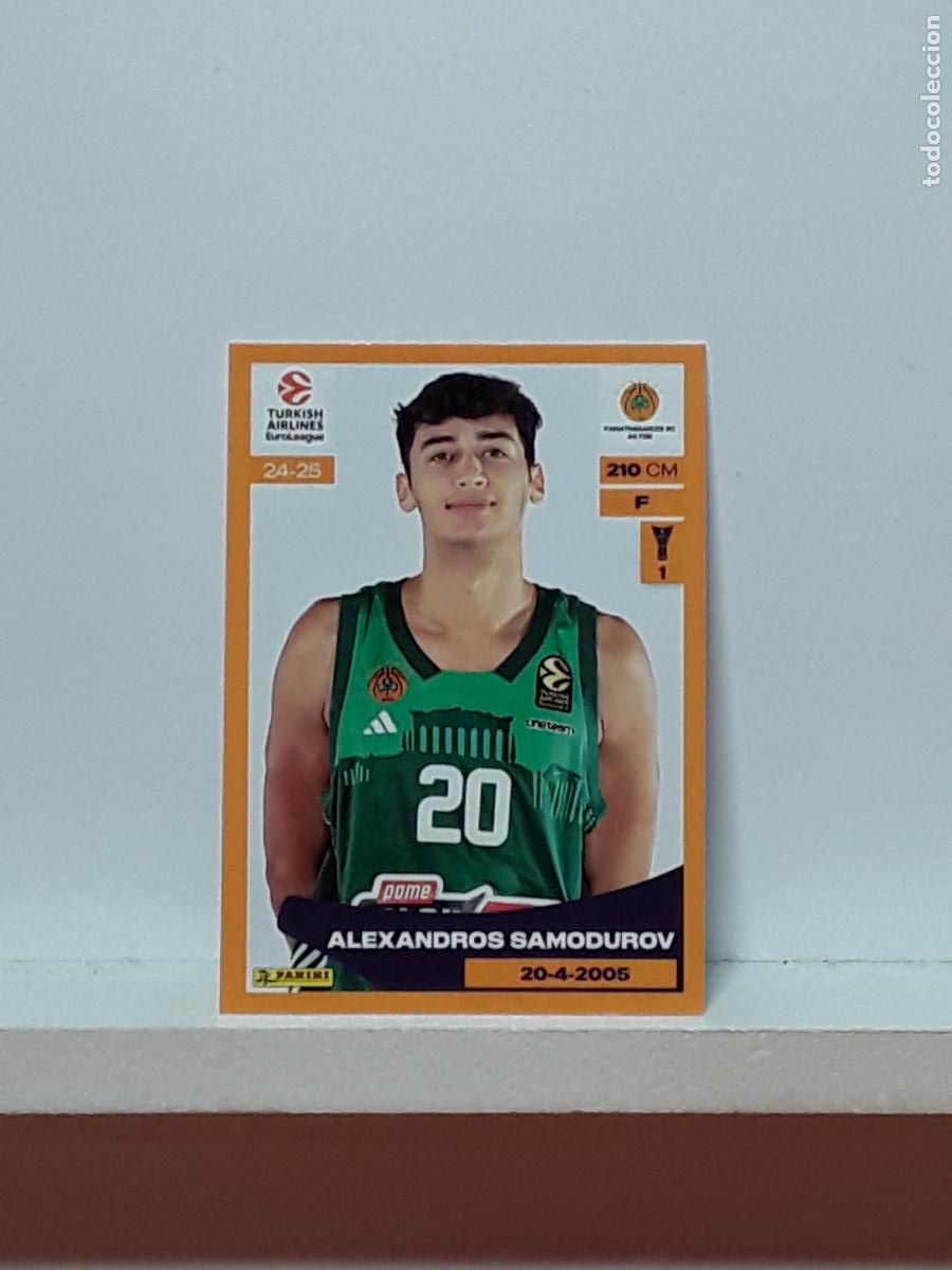 Collezionismo sportivo: EUROLIGA 2024 2025 TURKISH 24 25 PANINI BALONCESTO N 274 PANATHINAIKOS ALEXANDROS SAMODUROV
