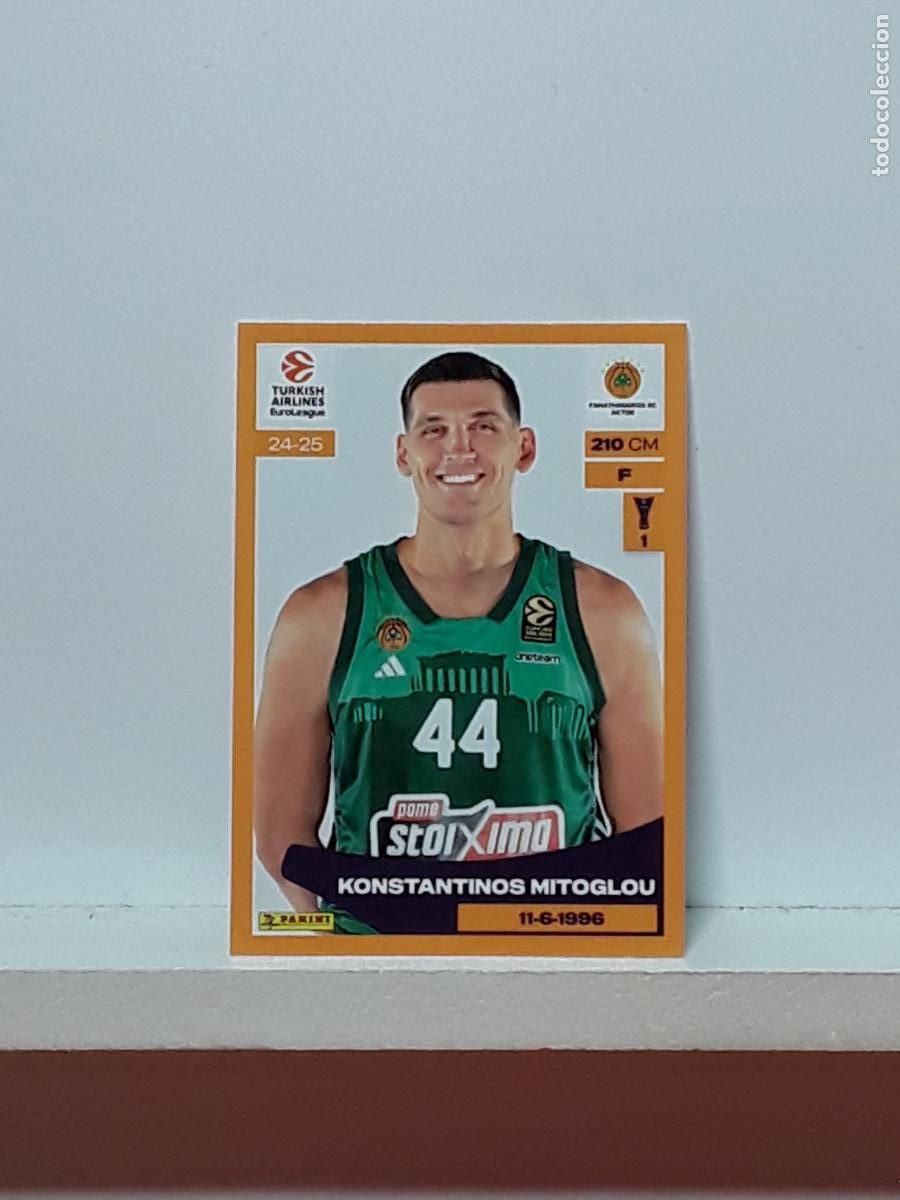 Collezionismo sportivo: EUROLIGA 2024 2025 TURKISH 24 25 PANINI BALONCESTO N 279 PANATHINAIKOS KONSTANTINOS MITOGLOU