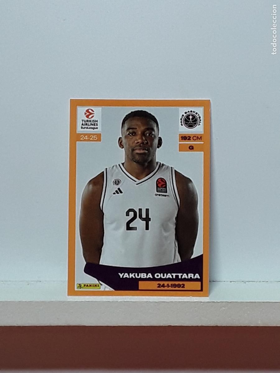 Collezionismo sportivo: EUROLIGA 2024 2025 TURKISH 24 25 PANINI BALONCESTO N 285 PARIS YAKUBA OUATTARA