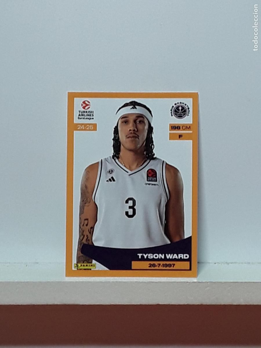 Collezionismo sportivo: EUROLIGA 2024 2025 TURKISH 24 25 PANINI BALONCESTO N 287 PARIS TYSON WARD