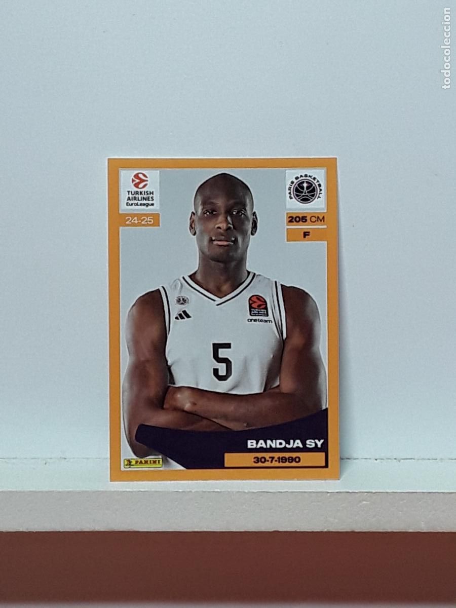 Collezionismo sportivo: EUROLIGA 2024 2025 TURKISH 24 25 PANINI BALONCESTO N 289 PARIS BANDJA SY