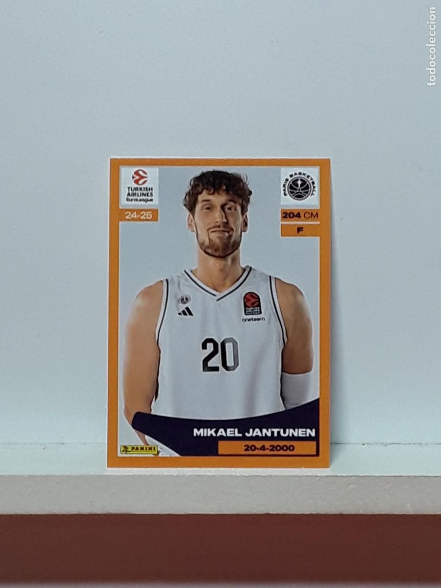 Coleccionismo deportivo: EUROLIGA 2024 2025 TURKISH 24 25 PANINI BALONCESTO N 290 PARIS MIKAEL JANTUNEN