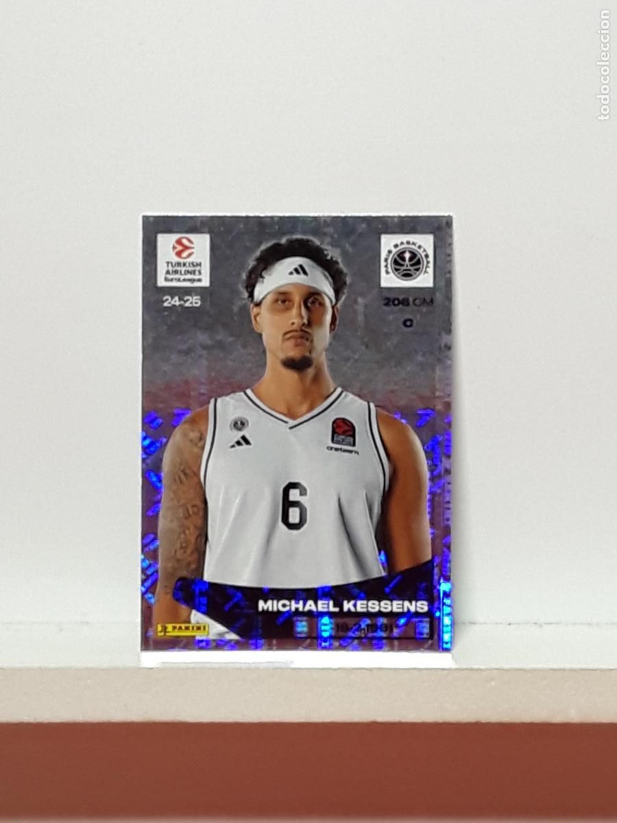 Collezionismo sportivo: EUROLIGA 2024 2025 TURKISH 24 25 PANINI BALONCESTO N 293 PARIS MICHAEL KESSENS