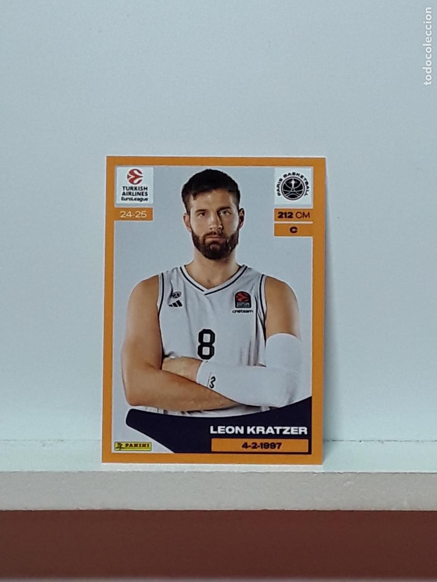 Collezionismo sportivo: EUROLIGA 2024 2025 TURKISH 24 25 PANINI BALONCESTO N 295 PARIS LEON KRATZER
