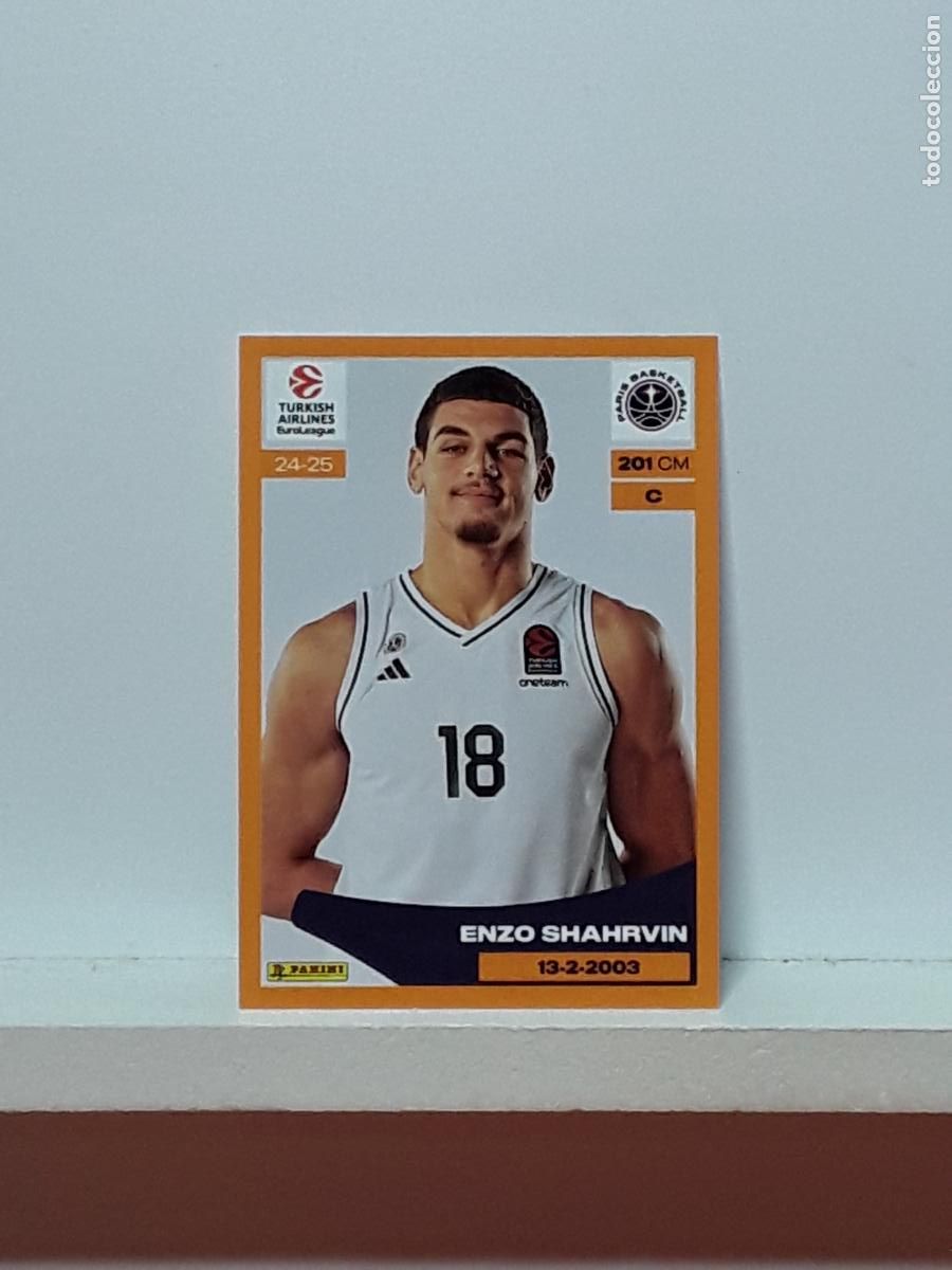Collezionismo sportivo: EUROLIGA 2024 2025 TURKISH 24 25 PANINI BALONCESTO N 297 PARIS ENZO SHAHRVIN