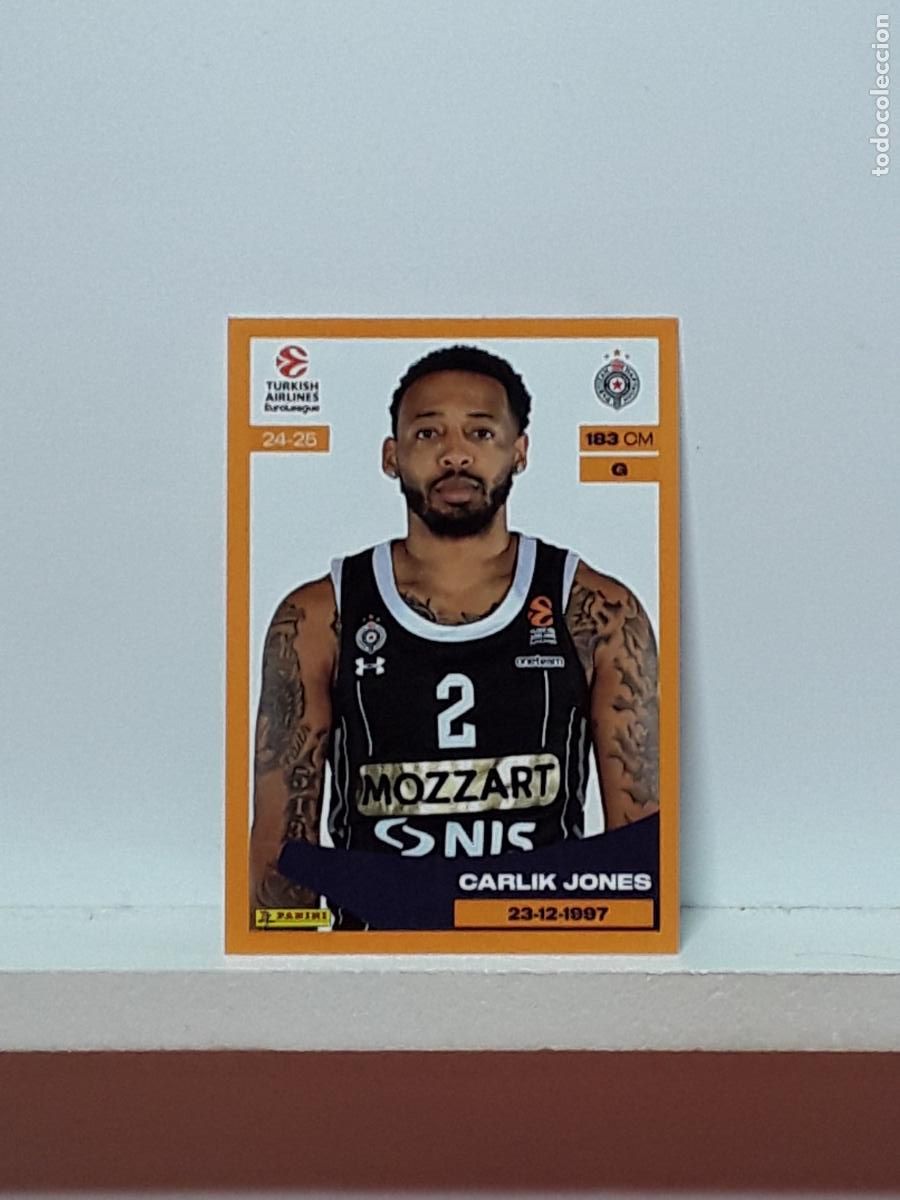 Sports collectibles: EUROLIGA 2024 2025 TURKISH 24 25 PANINI BALONCESTO N 300 PARTIZAN CARLIK JONES