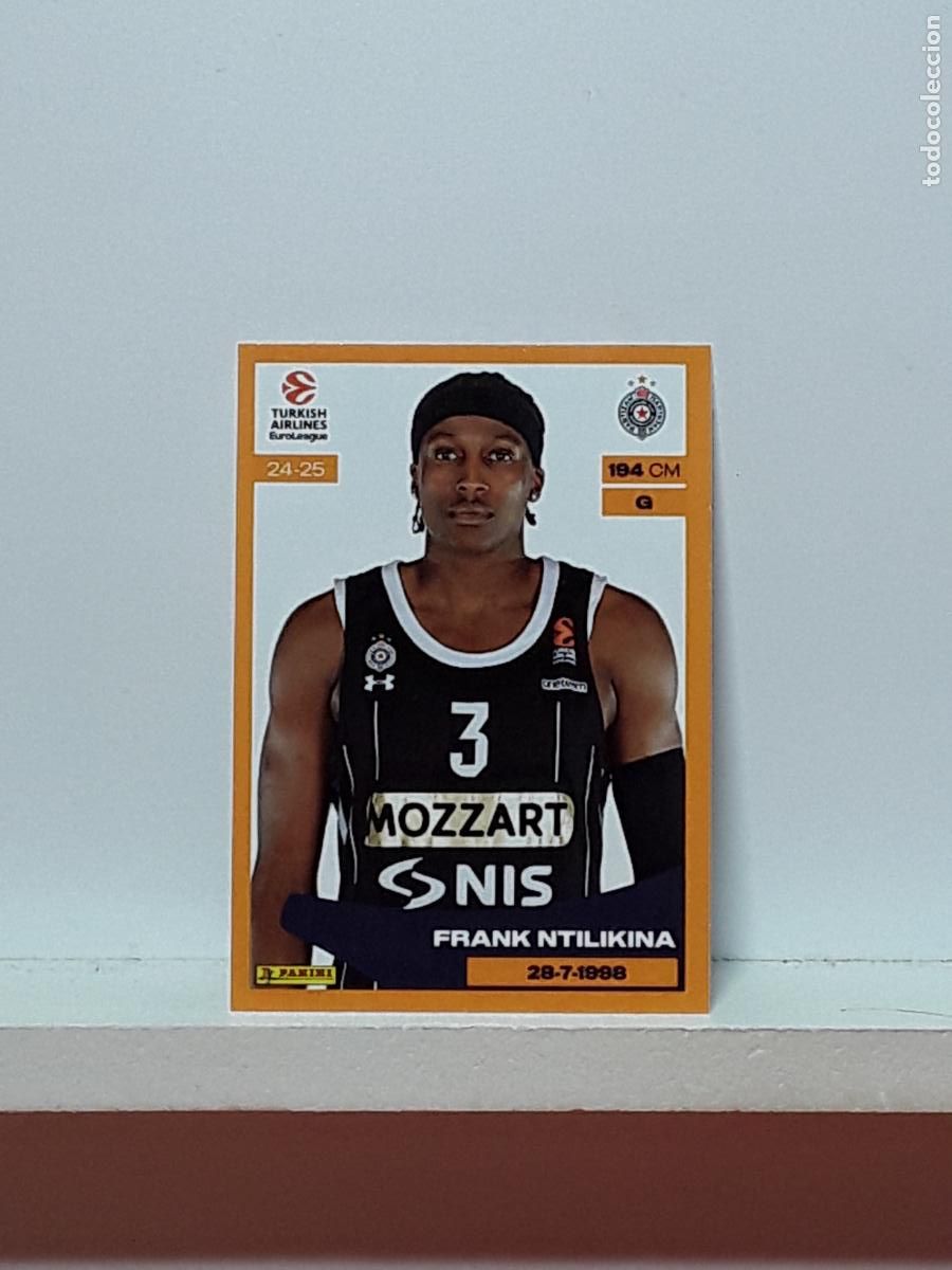 Sports collectibles: EUROLIGA 2024 2025 TURKISH 24 25 PANINI BALONCESTO N 301 PARTIZAN FRANK NTILIKINA