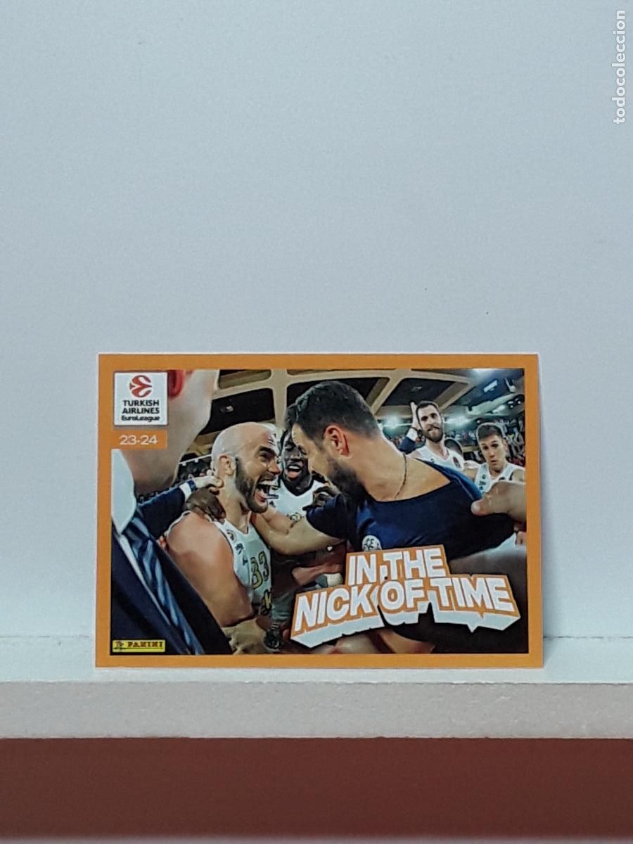 Colecionismo desportivo: EUROLIGA 2024 2025 TURKISH 24 25 PANINI BALONCESTO N 375 FENERBAHCE IN THE NICK OF TIME