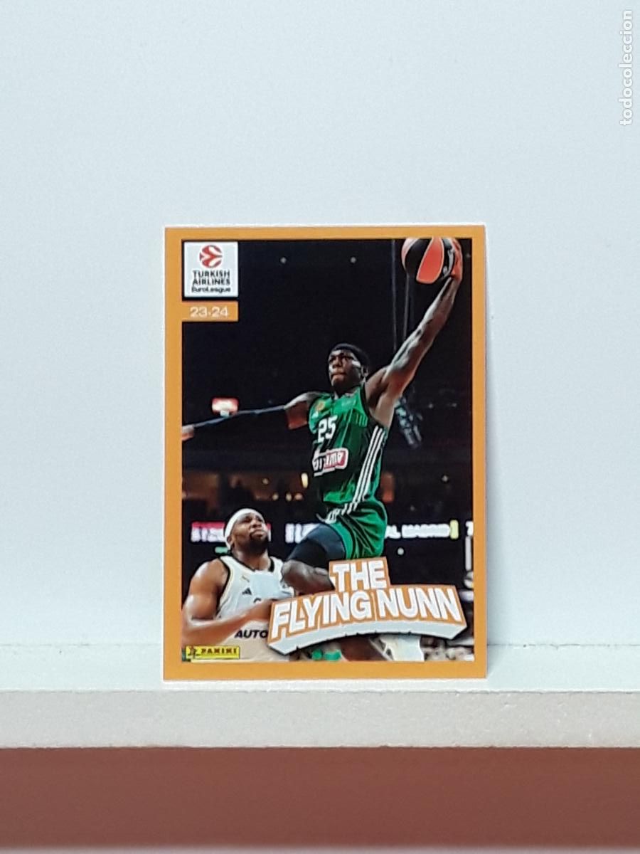 Collezionismo sportivo: EUROLIGA 2024 2025 TURKISH 24 25 PANINI BALONCESTO N 377 PANATHINAIKOS THE FLYING NUNN