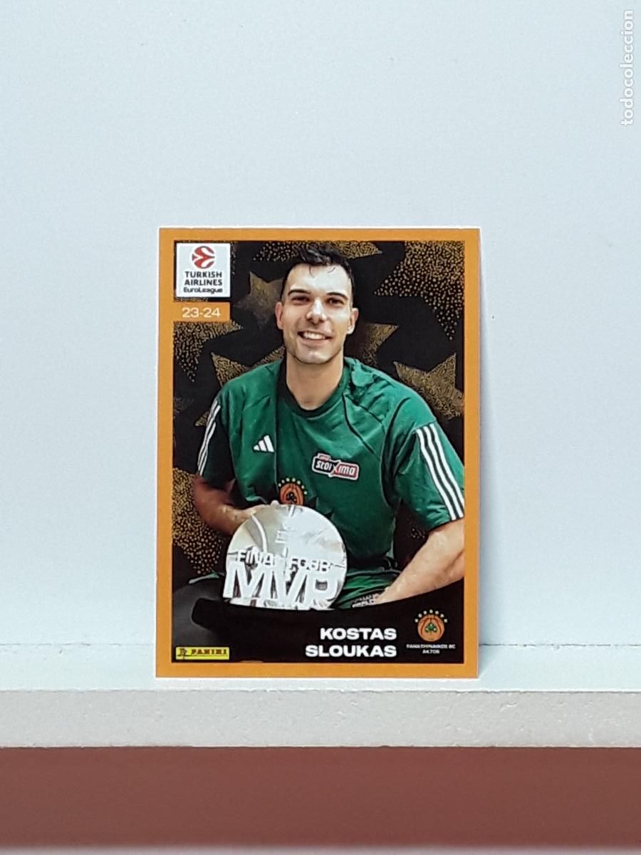 Collezionismo sportivo: EUROLIGA 2024 2025 TURKISH 24 25 PANINI BALONCESTO N 380 PANATHINAIKOS KOSTAS SLOUKAS