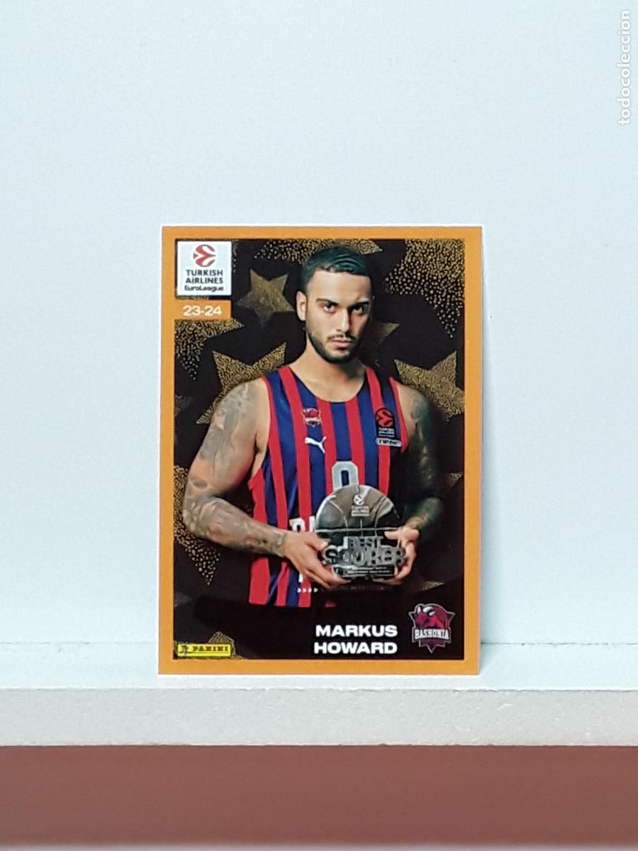 Collezionismo sportivo: EUROLIGA 2024 2025 TURKISH 24 25 PANINI BALONCESTO N 383 BASKONIA MARKUS HOWARD