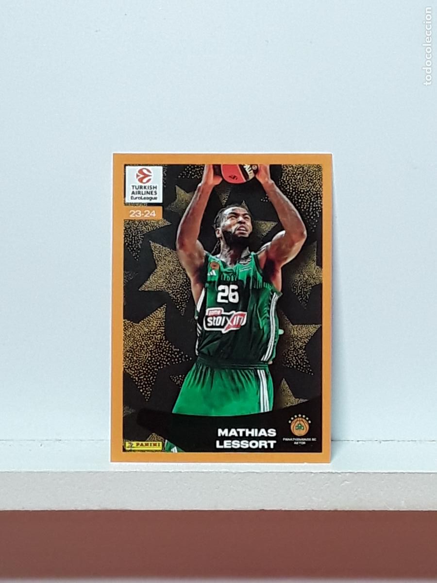 Collezionismo sportivo: EUROLIGA 2024 2025 TURKISH 24 25 PANINI BALONCESTO N 385 PANATHINAIKOS MATHIAS LESSORT