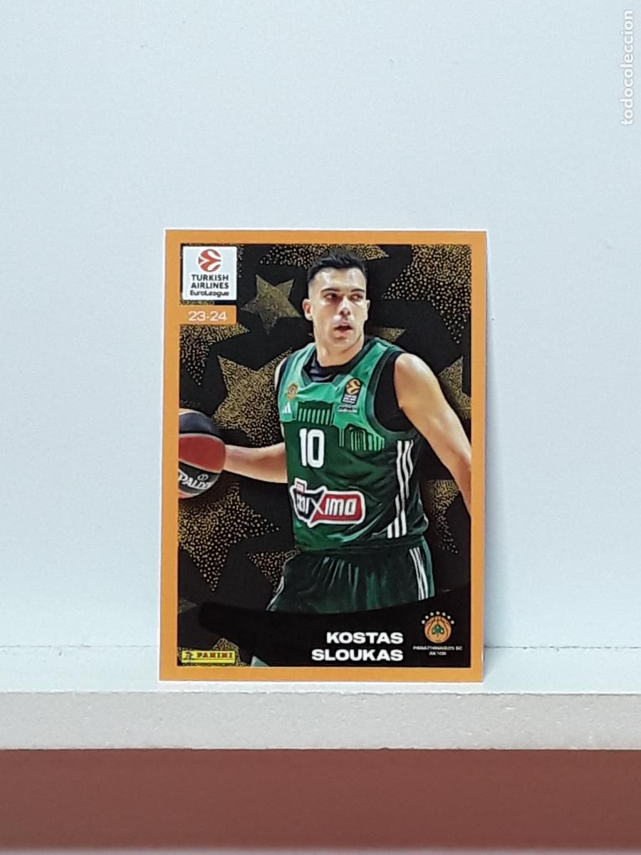 Collezionismo sportivo: EUROLIGA 2024 2025 TURKISH 24 25 PANINI BALONCESTO N 386 PANATHINAIKOS KOSTAS SLOUKAS