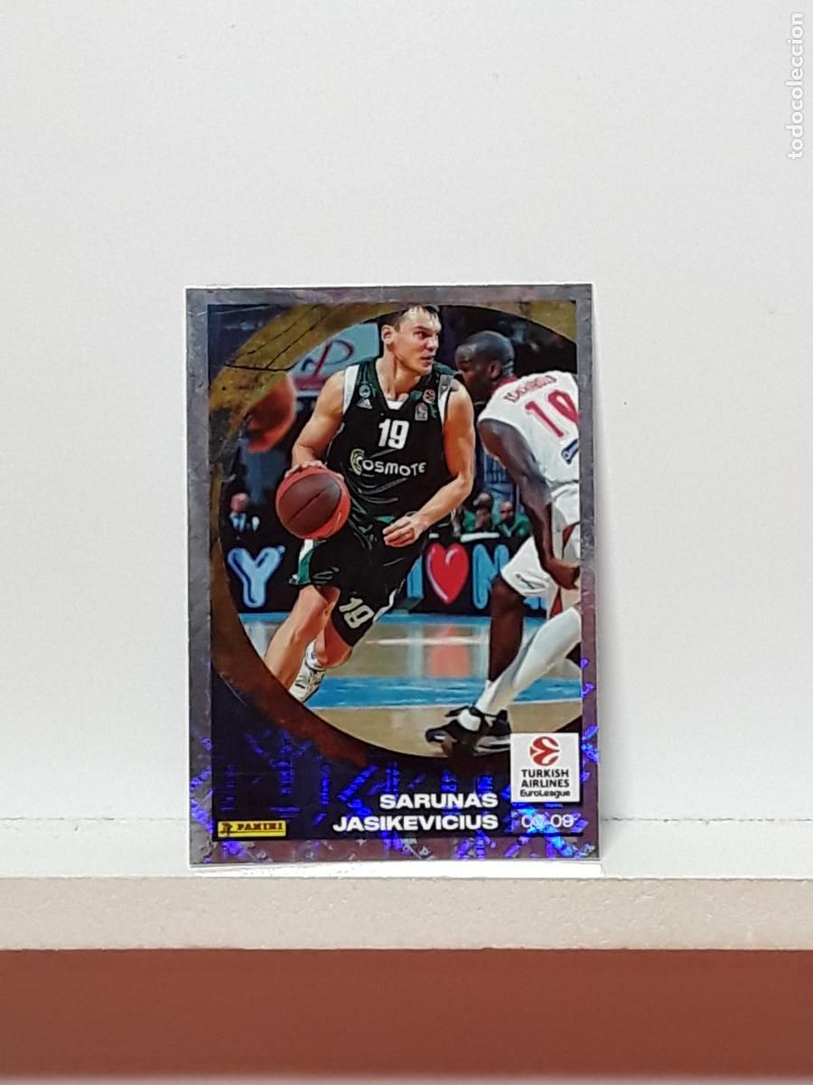 Colecionismo desportivo: EUROLIGA 2024 2025 TURKISH 24 25 PANINI BALONCESTO N 400 PANATHINAIKOS SARUNAS JASIKEVICIUS