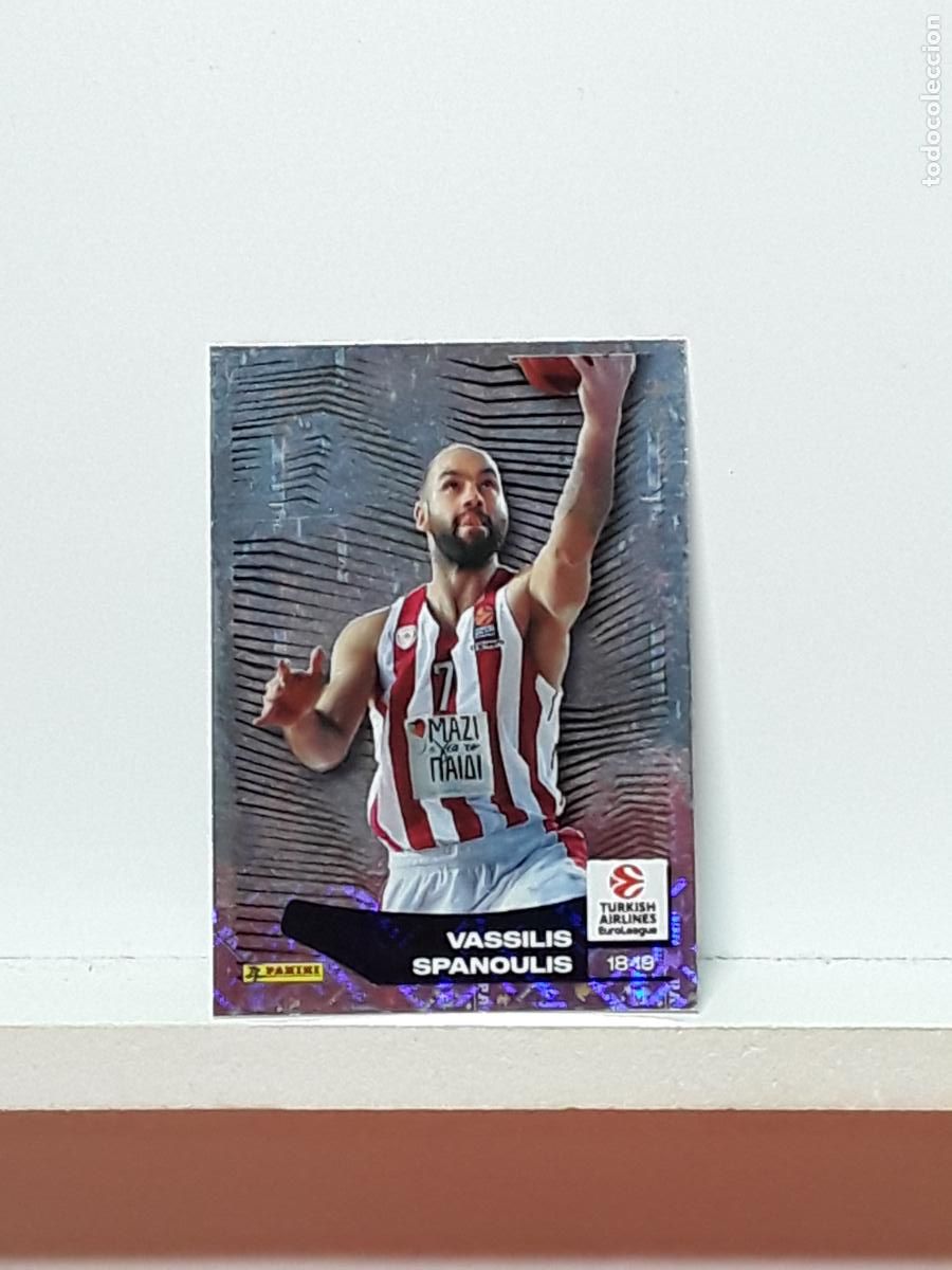 Sports collectibles: EUROLIGA 2024 2025 TURKISH 24 25 PANINI BALONCESTO N 411 OLYMPIACOS VASSILIS SPANOULIS