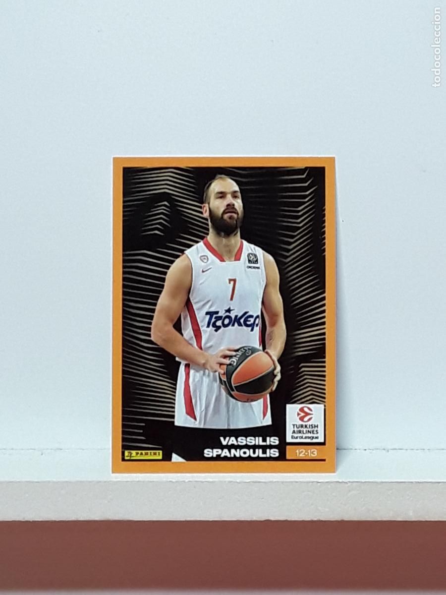 Sports collectibles: EUROLIGA 2024 2025 TURKISH 24 25 PANINI BALONCESTO N 415 OLYMPIACOS VASSILIS SPANOULIS