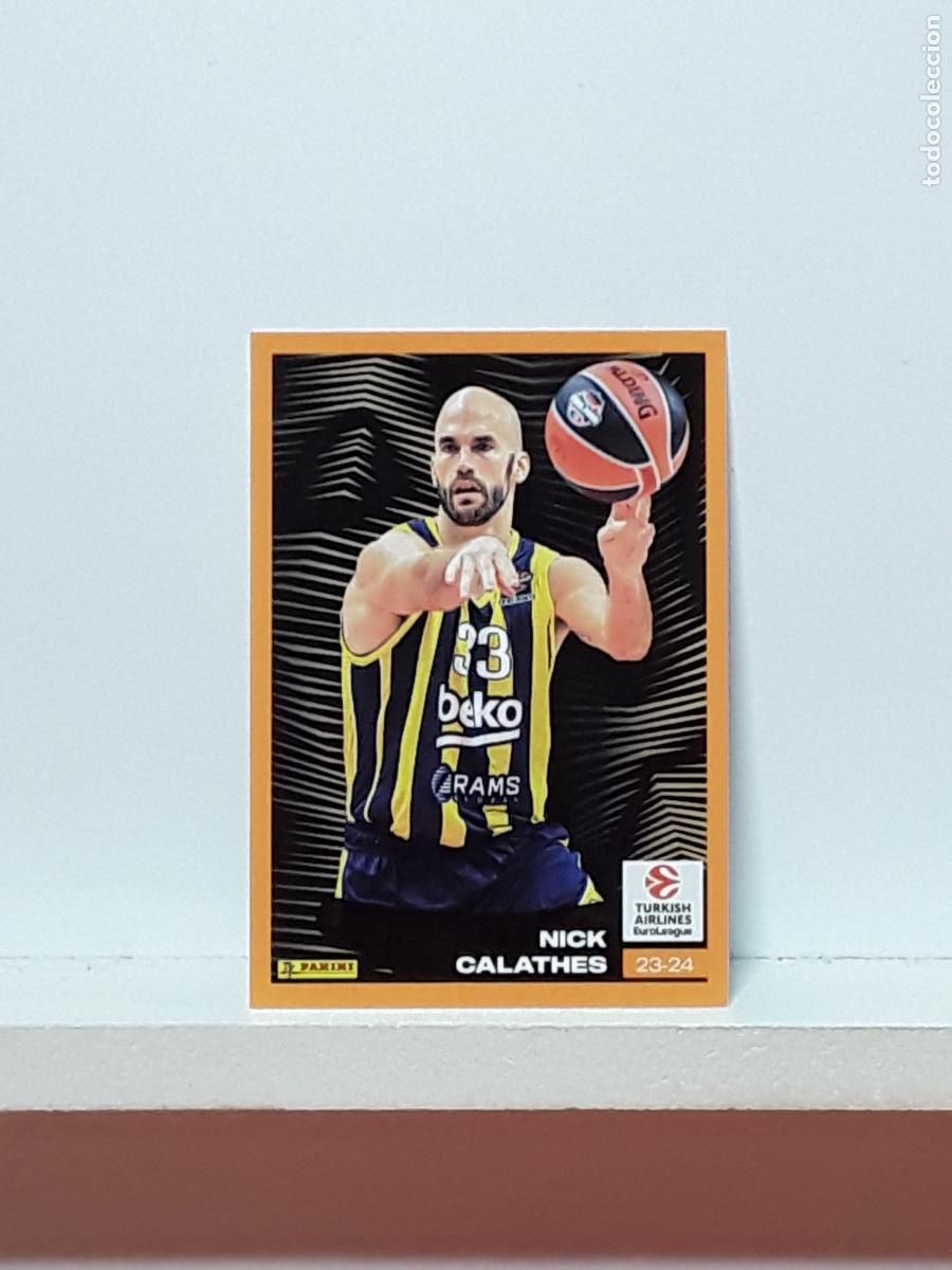 Sports collectibles: EUROLIGA 2024 2025 TURKISH 24 25 PANINI BALONCESTO N 419 FENERBAHCE NICK CALATHES