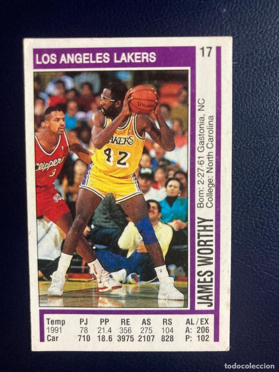 Sammelleidenschaft Sport: PANINI - BASKETBALL NBA 1991 1992 - Sin pegar - LOS ANGELES LAKERS - 17 James Worthy