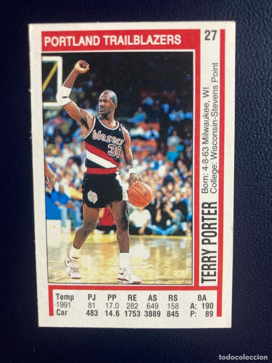 Sammelleidenschaft Sport: PANINI - BASKETBALL NBA 1991 1992 - Sin pegar - PORTLAND TRAILBLAZERS - TERRY PORTER 27