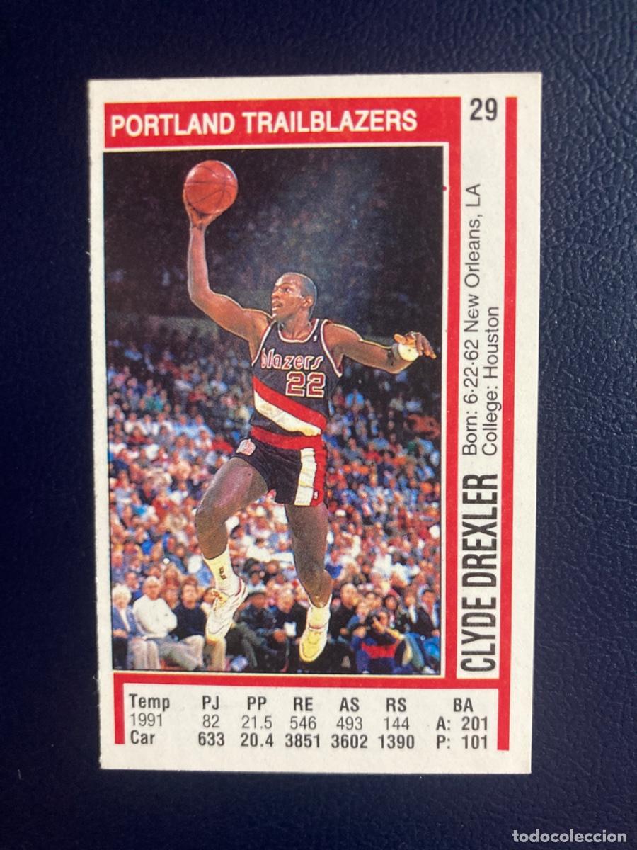 Sammelleidenschaft Sport: PANINI Basketball NBA 1991 1992 - CLYDE DREXLER 29 - Portland Trail Blazers - Sin pegar