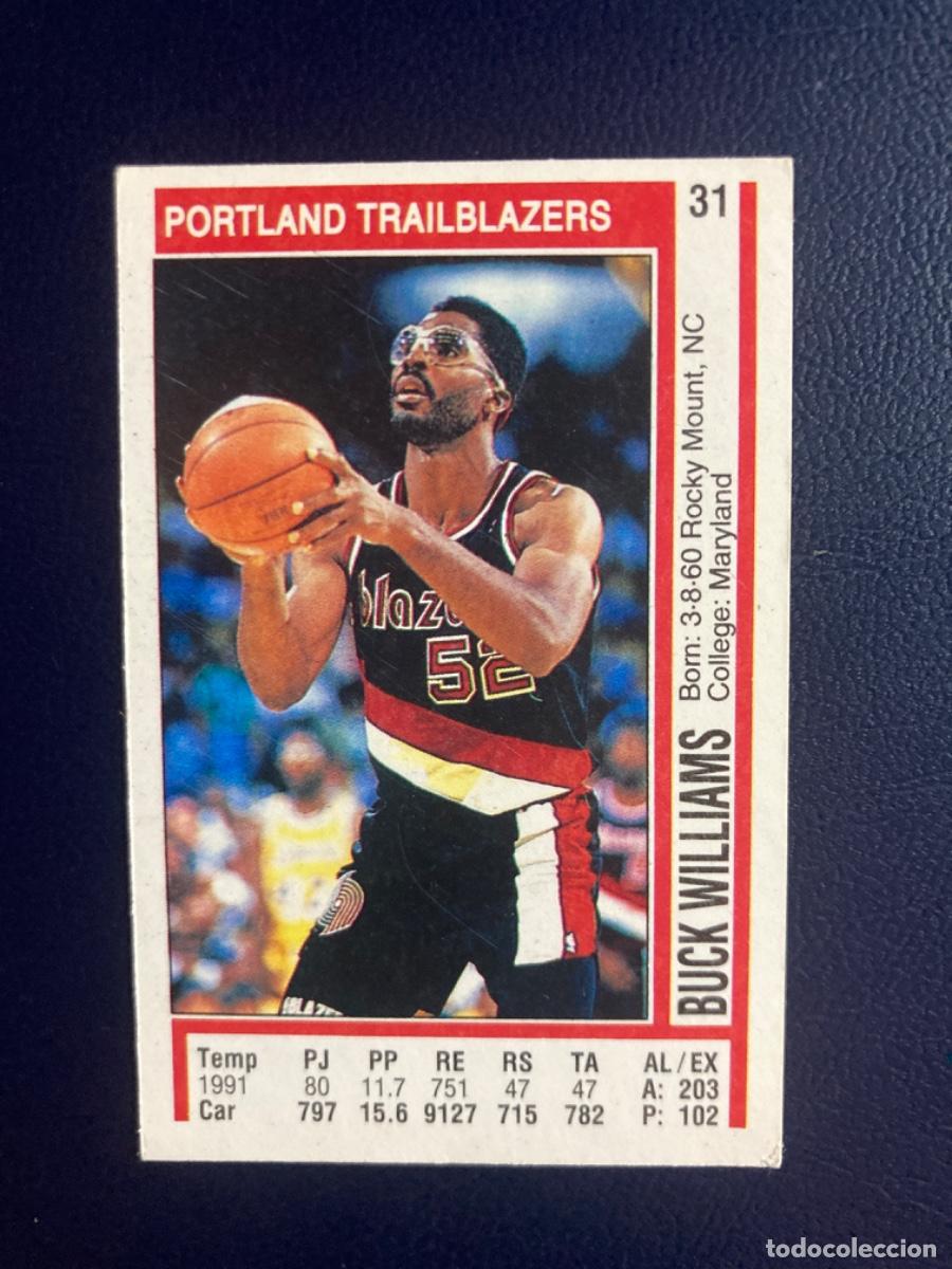 Sammelleidenschaft Sport: PANINI Basketball NBA 1991 1992 - 31 Buck Williams - Portland Trail Blazers - Sin pegar