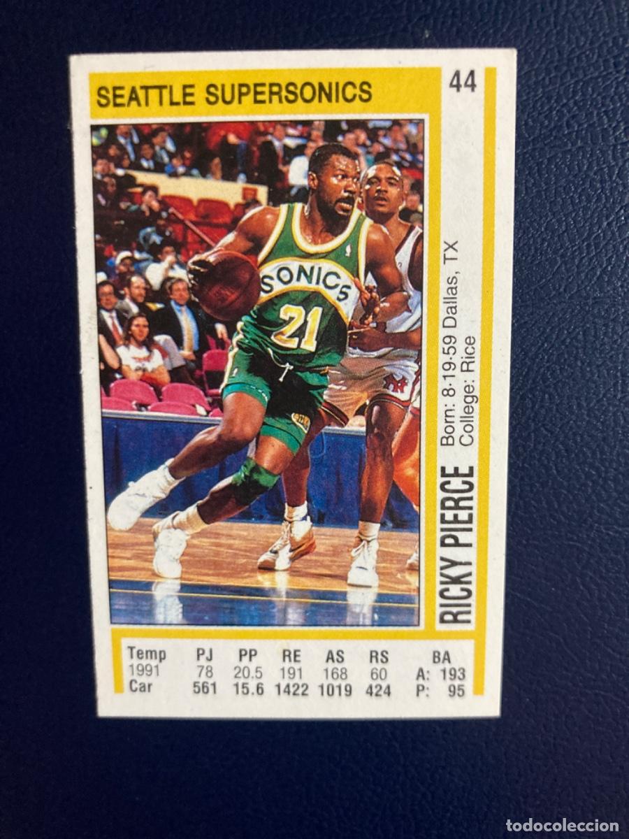 Collezionismo sportivo: PANINI - BASKETBALL NBA 1991 1992 - 44 Ricky Pierce - NUNCA PEGADO - Seattle SuperSonics