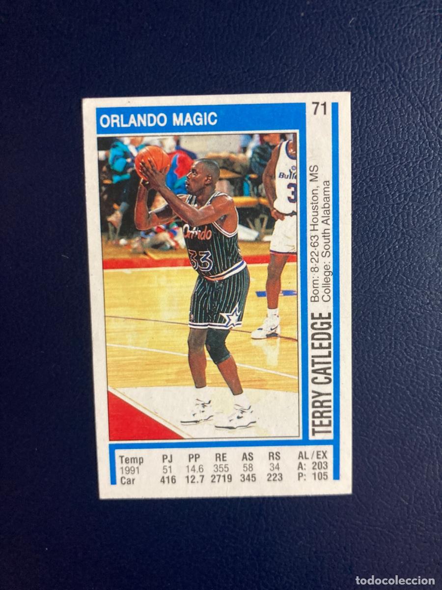 Coleccionismo deportivo: PANINI - BASKETBALL NBA 1991 1992 - 71 Terry Catledge - Orlando Magic - NUNCA PEGADO