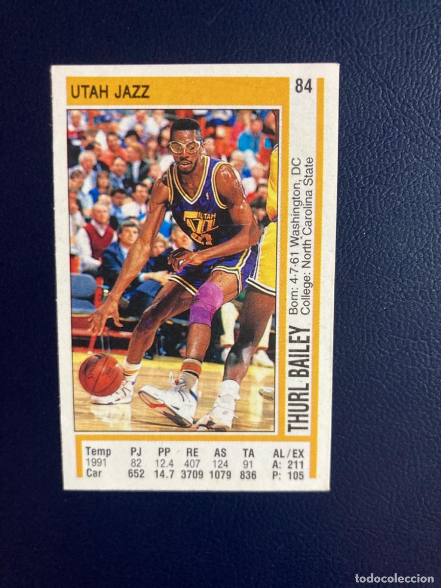 Coleccionismo deportivo: PANINI - BASKETBALL NBA 91 92 - 1991 1992 -Sin pegar - UTAH JAZZ - THURL BAILEY 84