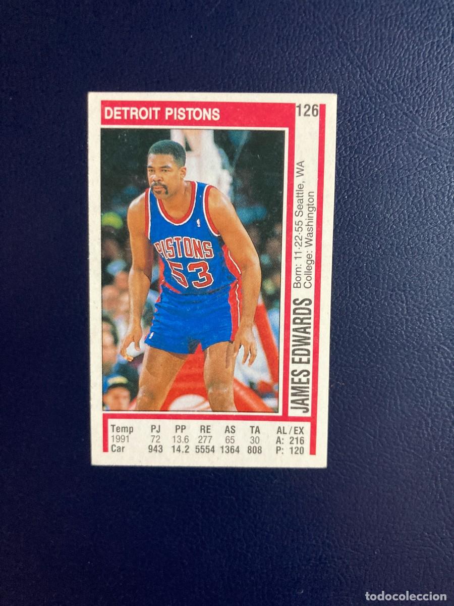 Collezionismo sportivo: PANINI - BASKETBALL NBA 1991 1992 - Sin pegar - DETROIT PISTONS - 126 JAMES EDWARDS