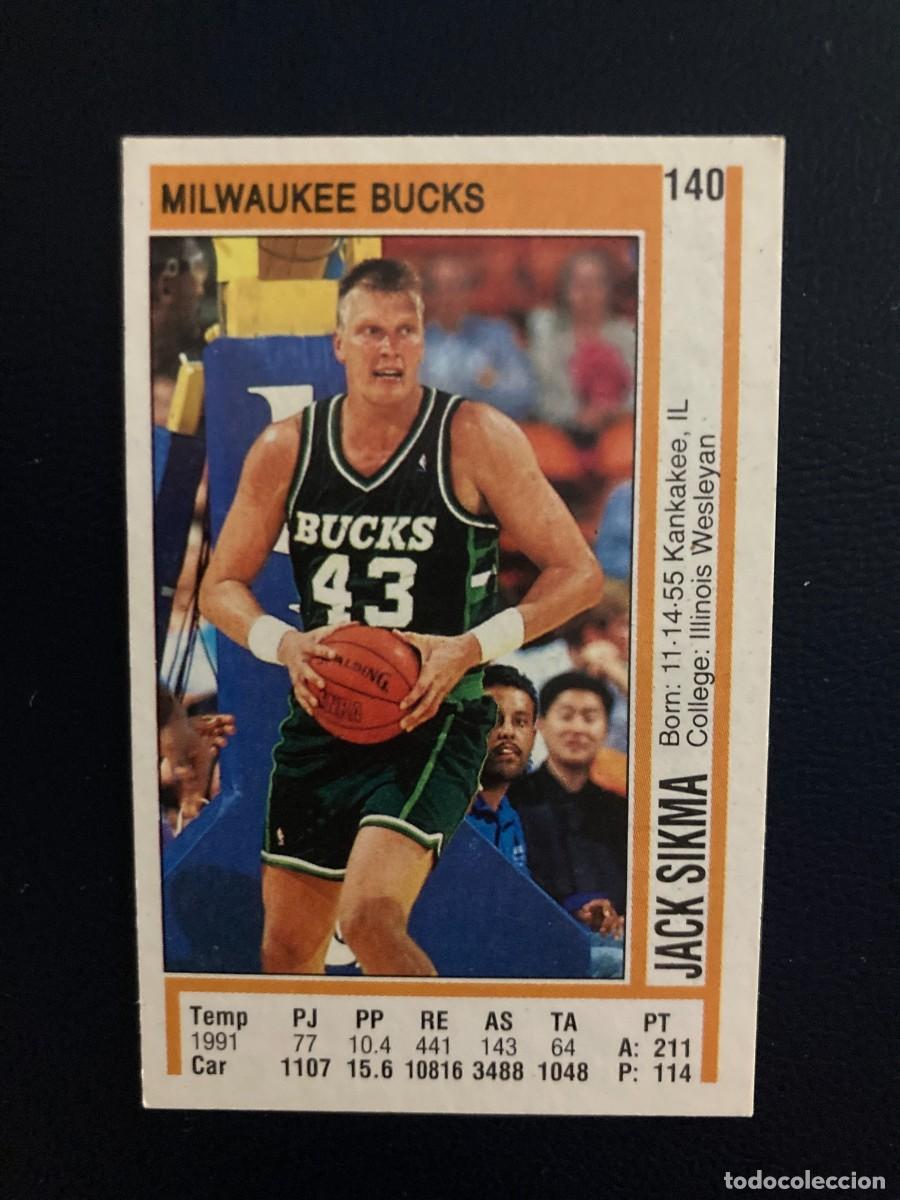 Collezionismo sportivo: PANINI - BASKETBALL NBA 1991 1992 - Sin pegar - MILWAUKEE BUCKS - 140 Jack Sikma