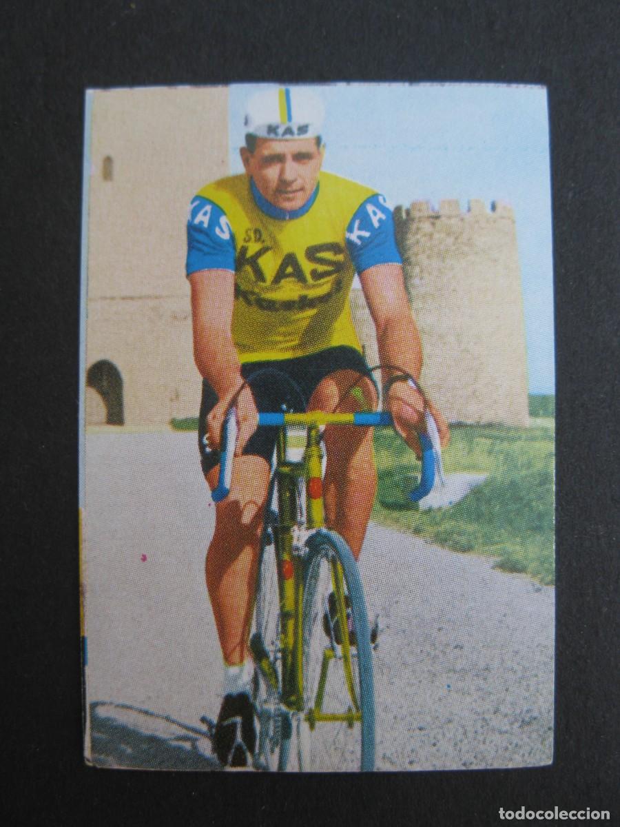 Collezionismo sportivo: CICLISTAS 1968 - CROMO N&ordm; 53 - VICENTE L&Oacute;PEZ CARRIL (KAS) - EDICIONES LAIDA - NUNCA PEGADO.
