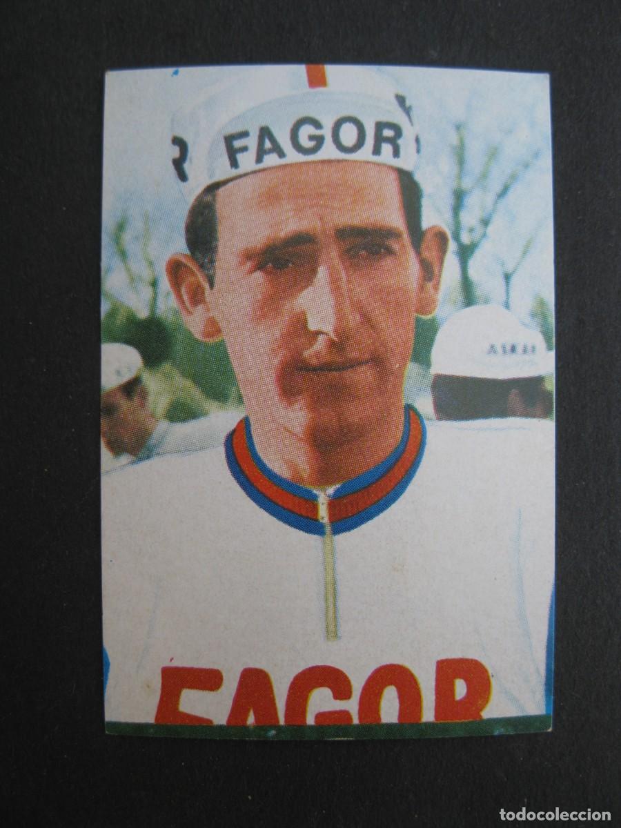 Collezionismo sportivo: CICLISTAS 1968 - CROMO N&ordm; 6 - EUSEBIO V&Eacute;LEZ (FAGOR) - EDICIONES LAIDA - NUNCA PEGADO.