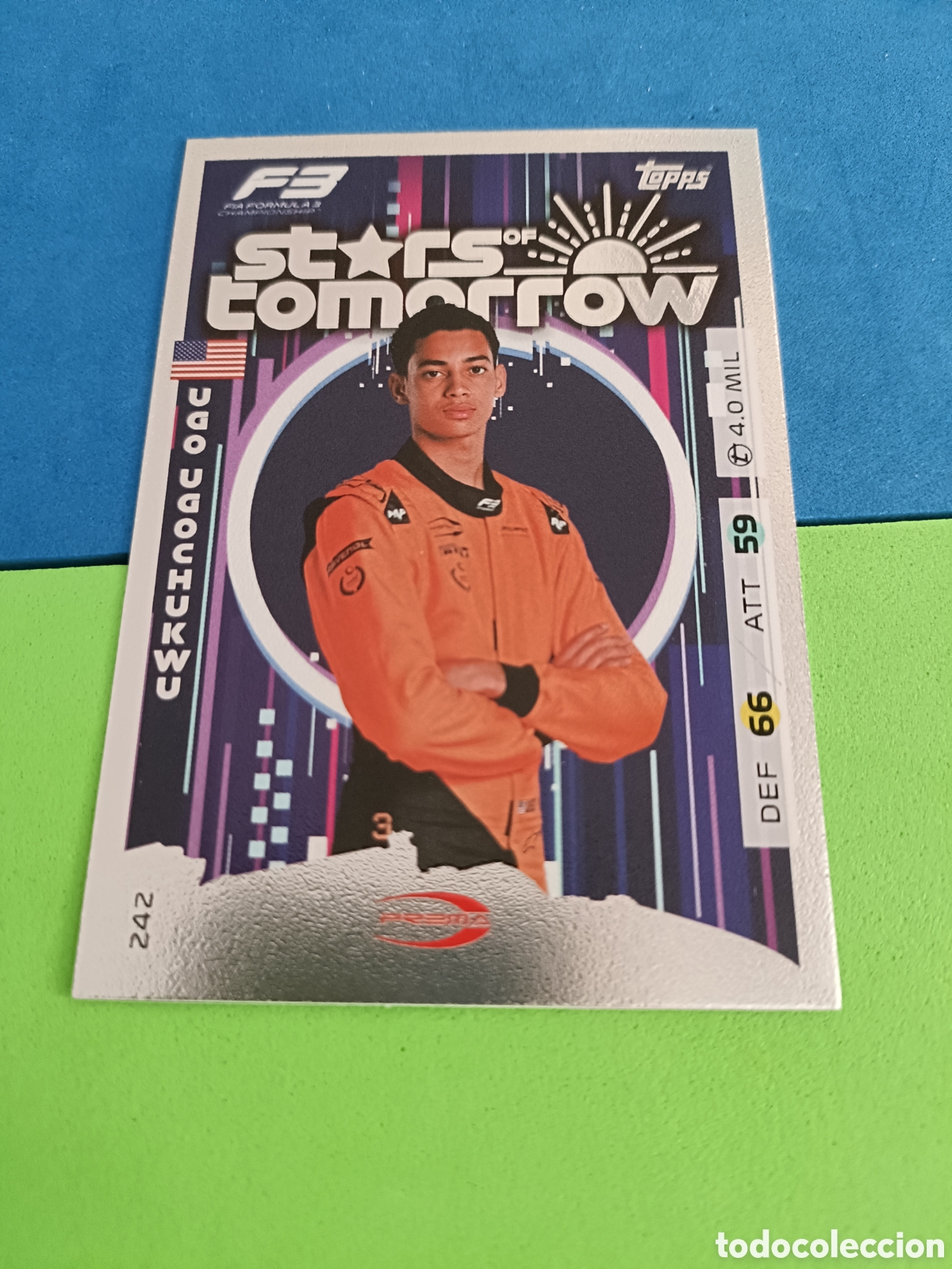 Coleccionismo deportivo: Topps TURBO ATTAX 2025 F&Oacute;RMULA 1 - Stars Tomorrow 242 Ugochukwu