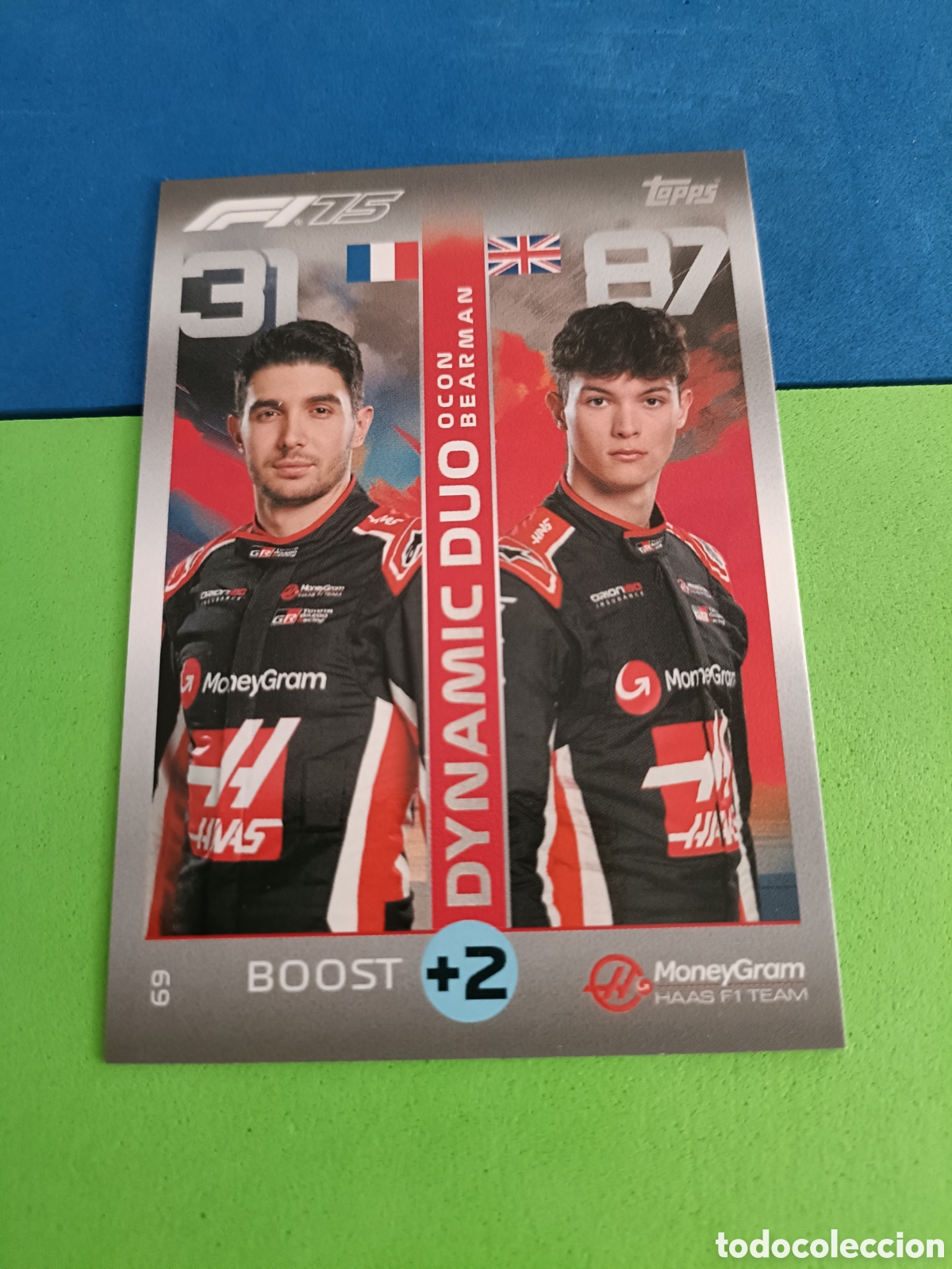 Coleccionismo deportivo: Topps TURBO ATTAX 2025 F&Oacute;RMULA 1 - 69 Ocon/ Bearman